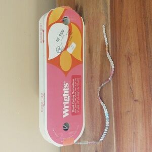 Vintage 70's Wrights Silver Sequin Trim - 30+ Yds.